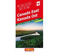 Carte routière - Canada Est | Hallwag