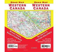 Carte routière - Canada ouest | GM Johnson