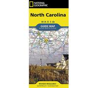 Carte routière - Caroline du Nord (USA) | National Geographic