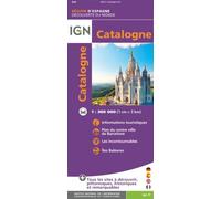 Carte routière - Catalogne | IGN