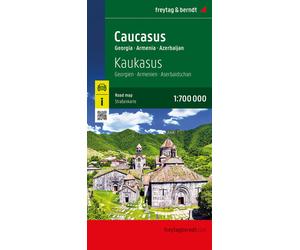 Carte routière - Caucase (Arménie, Géorgie & Azerbaijan) | Freytag & Berndt