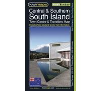 Carte routière - Centre et sud de l'île du Sud (Nouvelle-Zélande) | Kiwi Maps