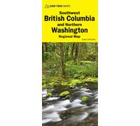 Carte routière - Colombie Britannique Sud-Ouest & Etat de Washington Nord | Gem Trek