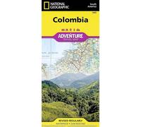 Carte routière - Colombie | National Geographic