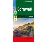 Carte routière - Cornouailles (Angleterre) | Freytag & Berndt