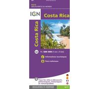 Carte routière - Costa Rica | IGN