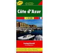 Carte routière - Côte d'Azur | Freytag & Berndt