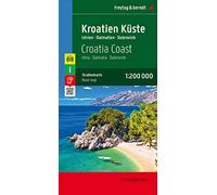 Carte routière : Croatia Coast - Istria Dalmatie Dubrovnik