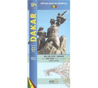 Carte routière - Dakar incluant Diass, Sindia, Saly | Laure Kane