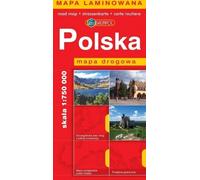 Carte routière de la Pologne Europilot 1:750 000 laminée