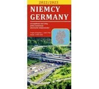 Carte routière de l'Allemagne 1:900 000 lam v.2022