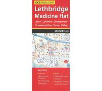 Carte routière de Lethbridge et ses environs | MapArt