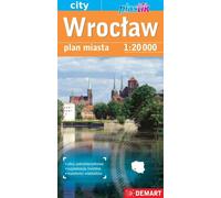 Carte routière de Wroclaw en plastique