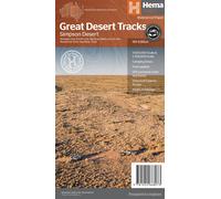 Carte routière - Désert de Simpson, Great Desert Tracks (Australie) | Hema Maps