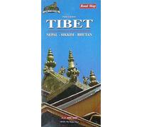 Carte routière du Tibet + Népal, Sikkim, Bhoutan | Himalayan MapHouse