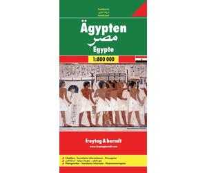 Carte routière - Egypte | Freytag & Berndt