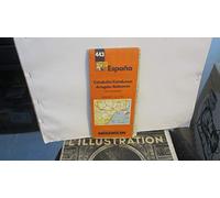 Carte routière : Espagne Nord-Est - Baléares, N° 443