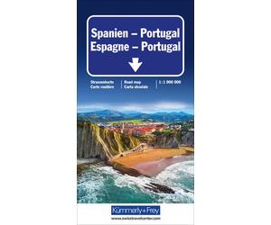 Carte routière - Espagne, Portugal | Kümmerly & Frey