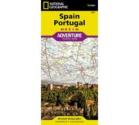 Carte routière - Espagne & Portugal | National Geographic