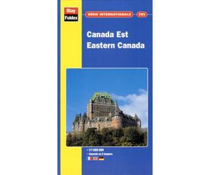 Carte routière et touristique : Canada-Est , N° 385 (avec un index)