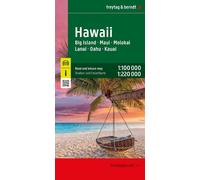 Carte routière et touristique d’Hawaï | Freytag & Berndt