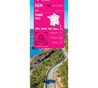 Carte routière et touristique de la France 2027 | IGN
