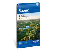 Carte routière et touristique - Finlande | Calazo