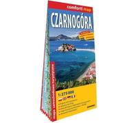 Carte routière et touristique laminée du Monténégro 1:275 000