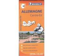 Carte routière et touristique Régional Allemagne Centre-Est G