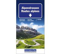 Carte routière et touristique : Routes Alpines