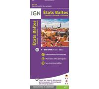 IGN – États Baltes recto verso – 1/750000 – Broché
