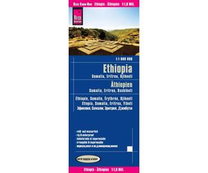 Carte routière - Ethiopie, Somalie, Erythrée & Djibouti | Reise Know How