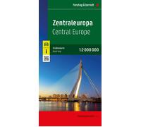 Carte routière - Europe Centrale | Freytag & Berndt