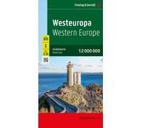 Carte routière - Europe de l’Ouest | Freytag & Berndt