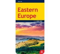 Carte routière - Europe de l'Est | Jana Seta
