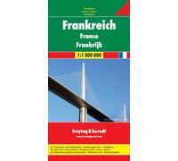 Carte routière - France (impression recto) | Freytag & Berndt
