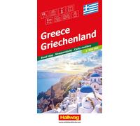Carte routière - Grèce | Hallwag