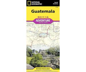 Carte routière - Guatemala | National Geographic