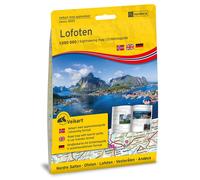 Carte routière & guide n° 6022 - Iles Lofoten (Norvège) | Nordeca