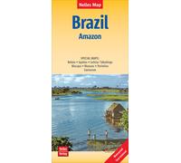 Carte routière imperméable - Amazonie (Brésil) | Nelles Map