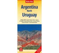 Carte routière imperméable - Argentine Nord & Uruguay | Nelles Map