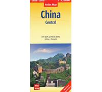 Carte routière imperméable - Chine centrale | Nelles Map