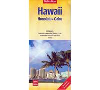 Carte routière imperméable - Honolulu & Oahu (Hawaii) | Nelles Map