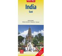 Carte routière imperméable - Inde Est | Nelles Map