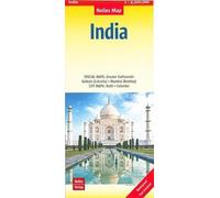 Carte routière imperméable - Inde | Nelles Map