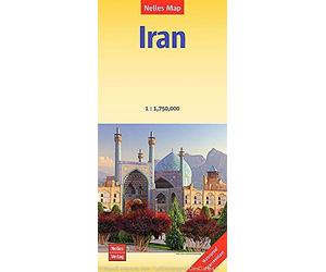 Carte routière imperméable - Iran | Nelles Map