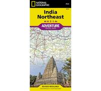 Carte routière - Inde Nord-est | National Geographic