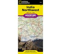 Carte routière - Inde Nord-ouest | National Geographic