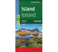 Carte routière : Islande - Iceland