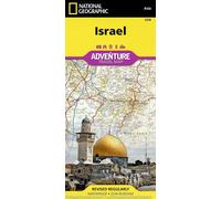 Carte routière - Israël | National Geographic